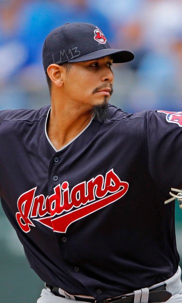 Indians exercise contract options on starter Carrasco
